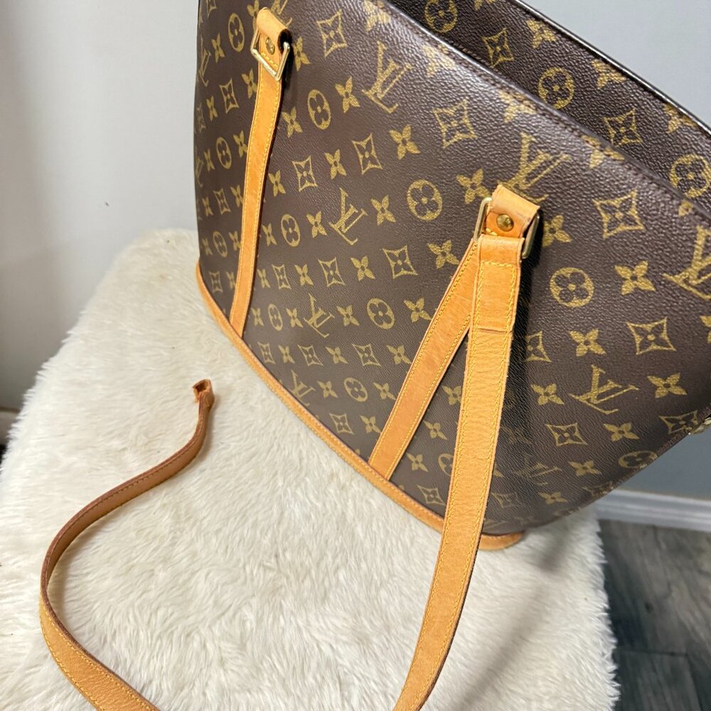 Authentic Louis Vuitton Babylon Shoulder Commuter Tote Bag Monogram